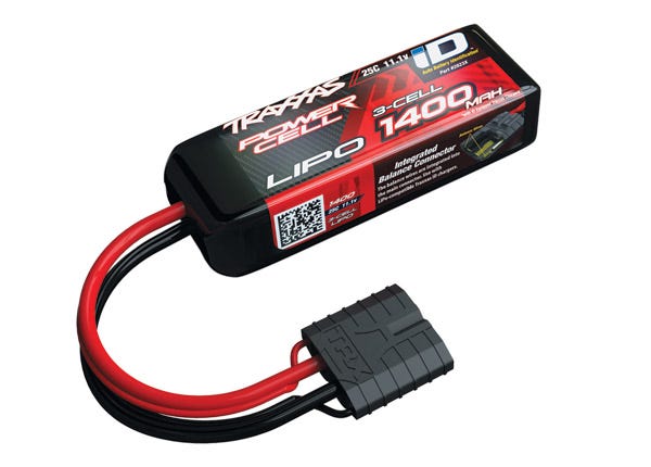 TRA 2823X 25C 11.1V 1400mAh Lipo , w/TRA