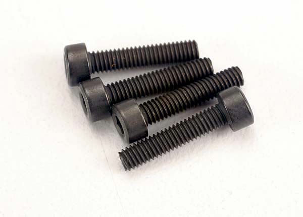 TRA 3236 Cap Hex Screws  2.5 x 12mm (6)