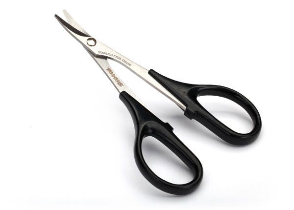 TRA 3432 Scissors, curved tip