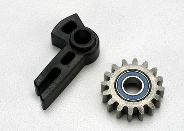TRA 5377 Traxxas Idler Gear/Support/Bea