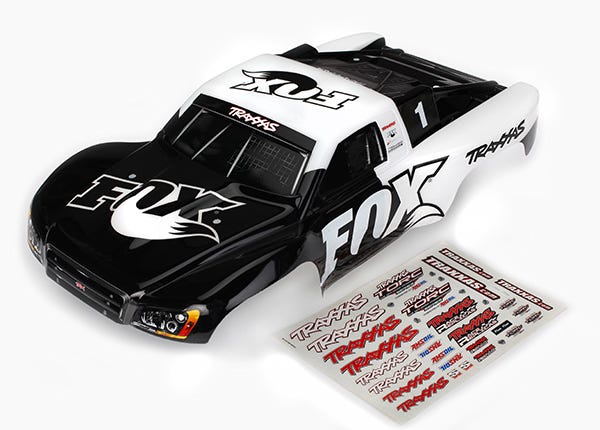 Body, Slash 4x4; FOX Edition (Painted/Decals) TRA 6849 Traxxas