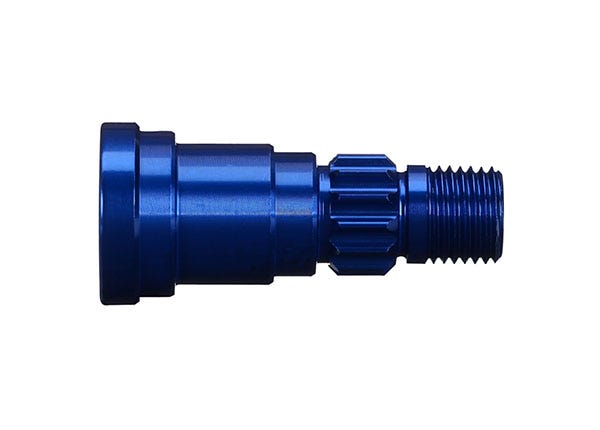 TRA 7768 Stub axle, aluminum (blue-anodi