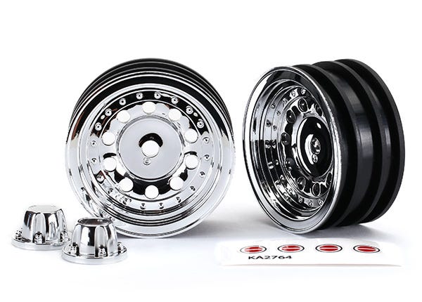 TRA 8175 WHEELS, 1.9", CHROME (2)