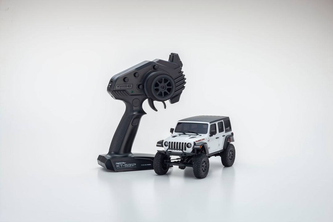 Mini-Z 4x4 Jeep Wrangler Unlimited Rubicon, Bright White KYOSHO 32521W