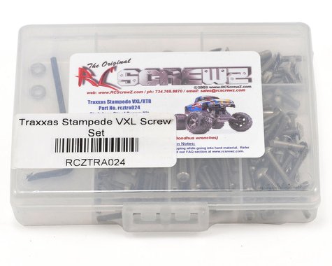 RC Screwz Traxxas Stampede VXL Screw Set RCZTRA024