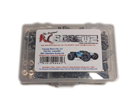 RC Screwz SS Screw Set-TRA E-Revo 2.0 VXL RCZTRA082