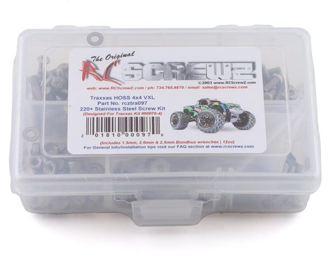 RC Screwz Traxxas HOSS 4x4 VXL Stainless Steel Screw Kit RCZTRA097