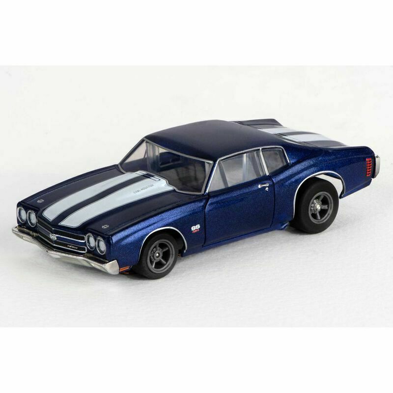 AFX HO Mega G+ 1960's Chevrolet Chevelle Blue