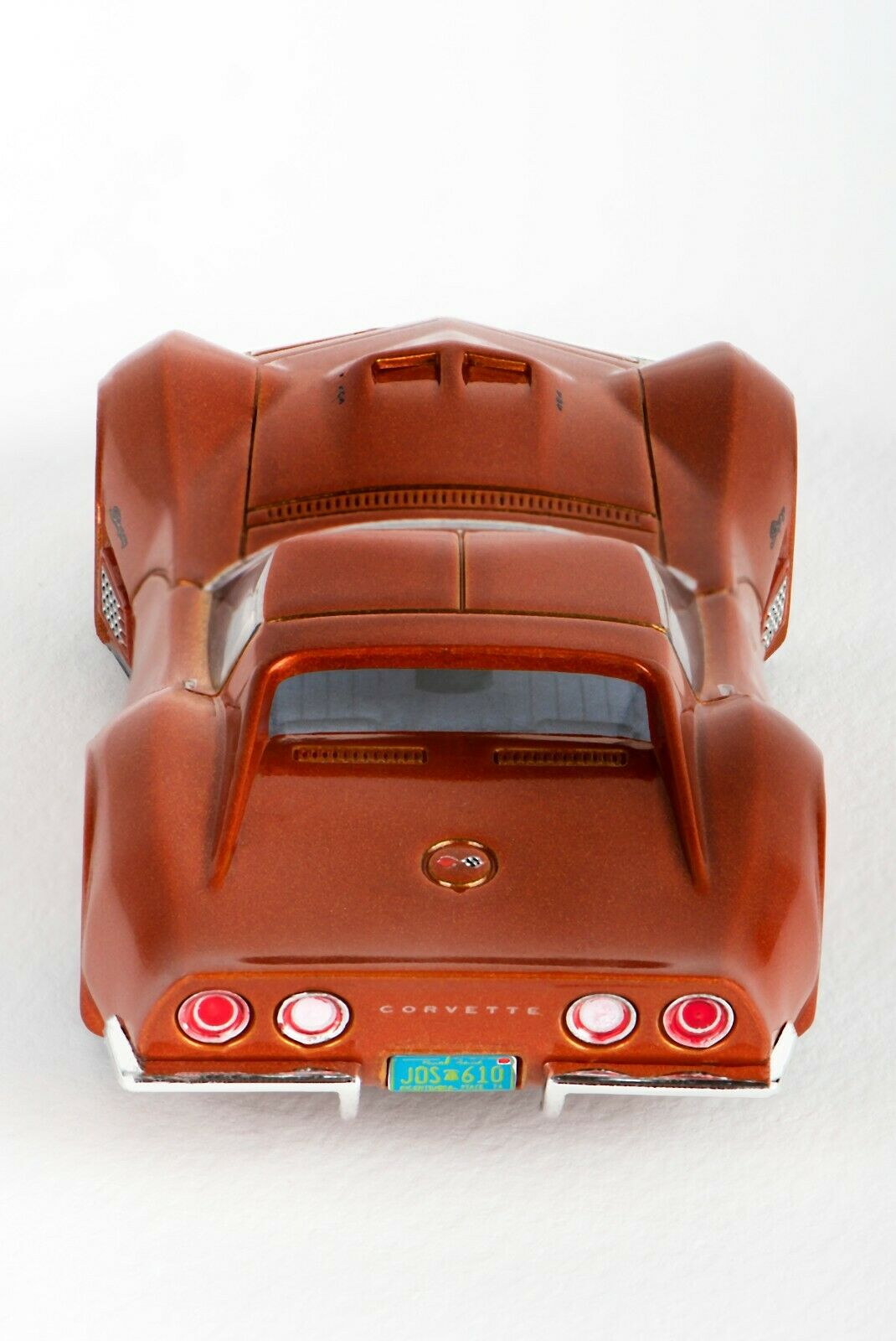 AFX HO Mega G+ 1971 Corvette 454 Ontario Orange Metallic Slot Race Car AFX22047