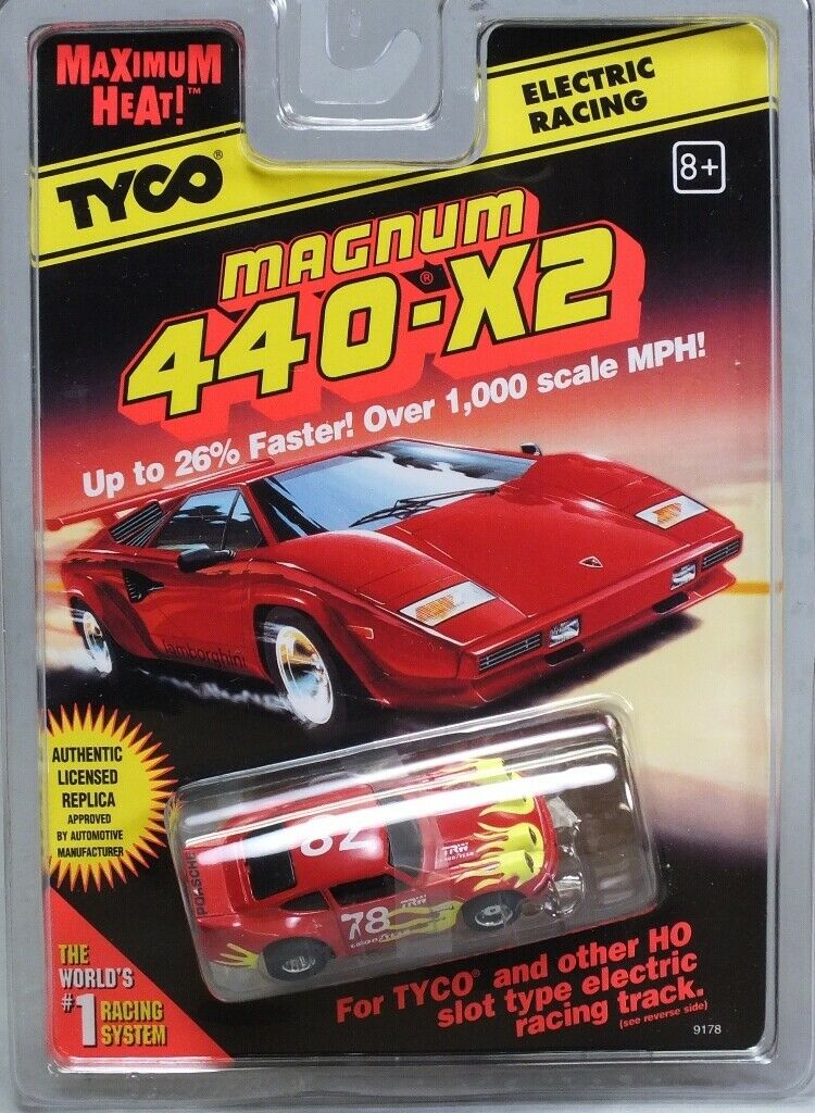TYC 9178 Porsche Carrera rd/yl #78 Tyco