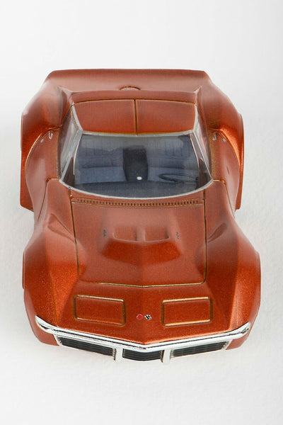 AFX HO Mega G+ 1971 Corvette 454 Ontario Orange Metallic Slot Race Car AFX22047