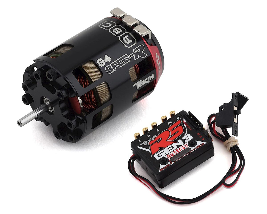 Tekin RS Gen3 Sensored Brushless ESC/Gen4 Spec R Motor Combo (13.5T) TT2796