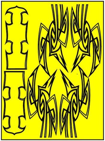 Tribal Mayhem Paint Mask XXX Main Racing XXXM042L